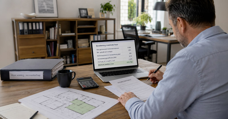 Een deel van uw woning verhuren aan uw vennootschap: hoe bepaalt u de huurprijs?
