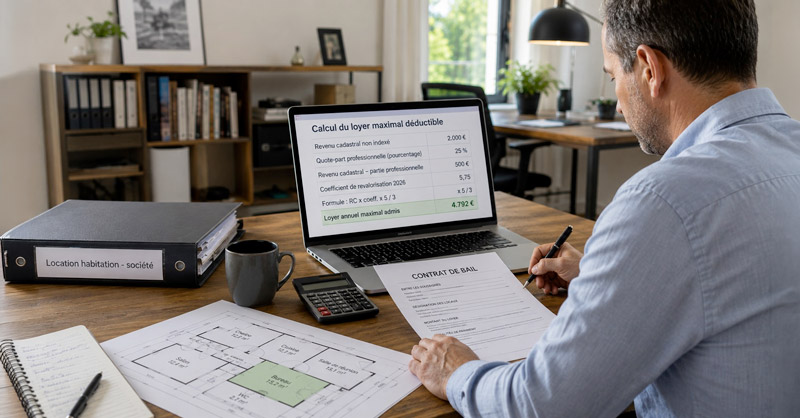 Louer une partie de son habitation à sa société : comment fixer le loyer ?